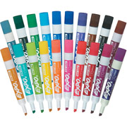 Expo Low Odor Chisel Tip Dry-Erase Markers, Assorted, 20 Pack