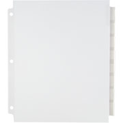 Extra Wide Tab Dividers, Clear, 8-Tab