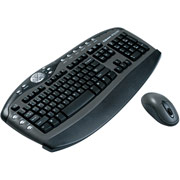 Fellowes Cordless Keyboard & Mouse Combo with Microban Product Protection, Black