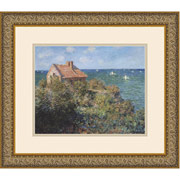 "Fisherman's Cottage on the Cliffs at Varengeville" Framed Print