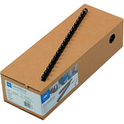 GBC CombBind Plastic Binding Spines, Black, 3/8", 55 Sheet Capacity, 100/Pack