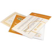 GBC HeatSeal 3 Mil, Ultra Clear Letter Size Laminating Pouches, 100/Pack