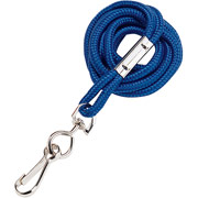 GBC Lanyards for ID-Badge Holders, Blue