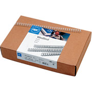 GBC WireBind Binding Spines, White, 1/4" Size, 40 Sheet Capacity, 100/pack