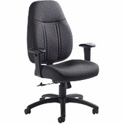 Global Deluxe High-Back Office Chair in Storm