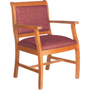 Global Health Care Massey Chair, Ultra-Premium Wine Fabric