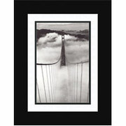 "Golden Gate Bridge in Fog"  Framed Print
