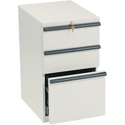 HON 20000 Series , 19 7/8" Deep, 3 Drawer Mobile Vertical File, , Putty
