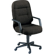 HON 2090 Pillow Soft Series Exec High Back Swivel/Tilt Chair, Iron Gray Fabric