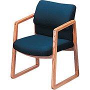 HON 2400 Series Guest Arm Chair, Blue
