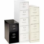 HON 310 Series 26-1/2" Deep, 2-Drawer Legal Size File Cabinet, Charcoal
