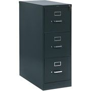 HON 310 Series 26-1/2" Deep, 3-Drawer Letter Size File Cabinet, Charcoal
