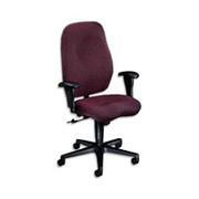 HON 7800 Series, Universal Seating High Back Executive/Task Chair, Claret Burgundy