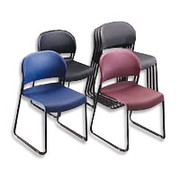 HON GuestStacker Chair, Charcoal