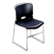 HON Olson Stacker Chair, Black