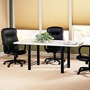 HON Rectangular Conference Table, 48 x 96, Light Gray Top