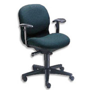 HON Sensible Seating Mid-Back Pneumatic Dual-Action Posture Swivel Chair, Bluestone