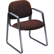 HON Solutions Seating Sled Base Guest Chair, Claret Burgundy