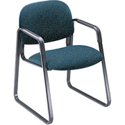 HON Solutions Seating Sled Base Guest Chair, Persian Green