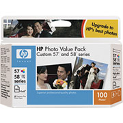 HP 57/58 (Q7952AN) 100-Sheet Photo Value Pack