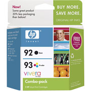 HP 92/93 (C9513BN) Black/Tricolor Combo Pack