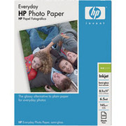 HP Everyday Photo Paper, 8 1/2" x 11", Semi-Gloss, 100/Pack