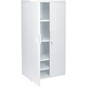 Iceberg Resinite Storage Cabinet, Platinum, 72"H x 36"W x 22"D