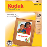 Kodak Photo Paper, 8 1/2" x 11", Matte, 100/Pack