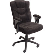 Lane Black Microfiber Task Chair