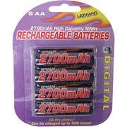 Lenmar PRO 2700mAh AA Rechargeable Batteries (PRO827), 8/Pack