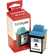 Lexmark 55 (16G0055) Black Ink Cartridge, High Yield
