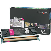 Lexmark C5240MH Magenta Return-Program Toner Cartridge, High Yield
