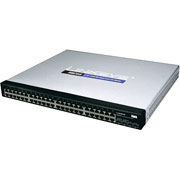 Linksys 48-Port 10/100/1000 & 4-Port Shared miniGBIC Gigabit Switch with WebView