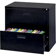 MBI 200 Series Lateral File 2 Drawer Black
