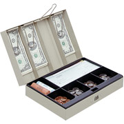 MMF Industries Cash Box with Combination Lock