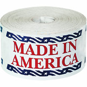 "Made in America" Shipping Label, 2-1/2" x 5"