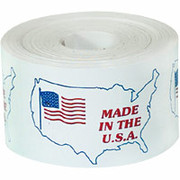 "Made in U.S.A." Shipping Label, 3" x 4-1/2"