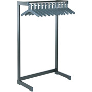 Magnuson Group 36" Wide Black Office Rack, Includes 12 Hangers, Holds up to 36 Hangers
