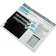 Master Products Catalog Rack Index Dividers, Blank Tabs