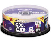 Memorex 25/Pack 700MB Cool CD-R, Spindle