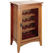 Mission Oak Wine Cabinet
