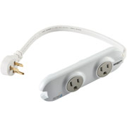 Monster Outlets To Go Power Strip, 4 Outlets, White