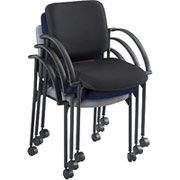 Moto Stack Chairs, Black