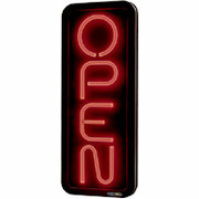 NEWON Vertical "OPEN" Sign