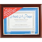 Nu-Dell Award-A-Plaques, Mahogany