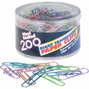 OIC Giant Translucent Paper Clips, 200/Pack
