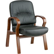 Office Star 5600 Series Leather Guest Chair