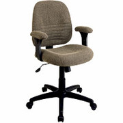 Office Star - Deluxe Chenille Fabric Managers Chair in Taupe
