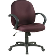 Office Star Distinctive Fabric Conference Room Chair, Burgundy