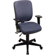 Office Star - Ergonomic High-Back Dual Function Task Chair, Navy